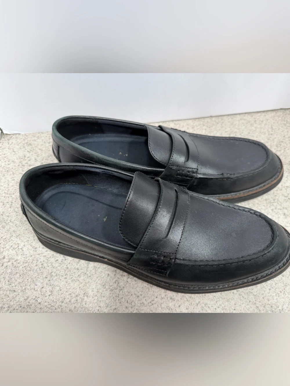 COLE HAAN Osborn Grand Leather Penny Loafer Black C36157 Men's Size 10M